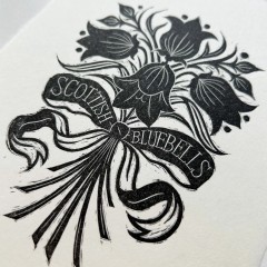 Scottish Bluebells Original Print - Made in Scotland